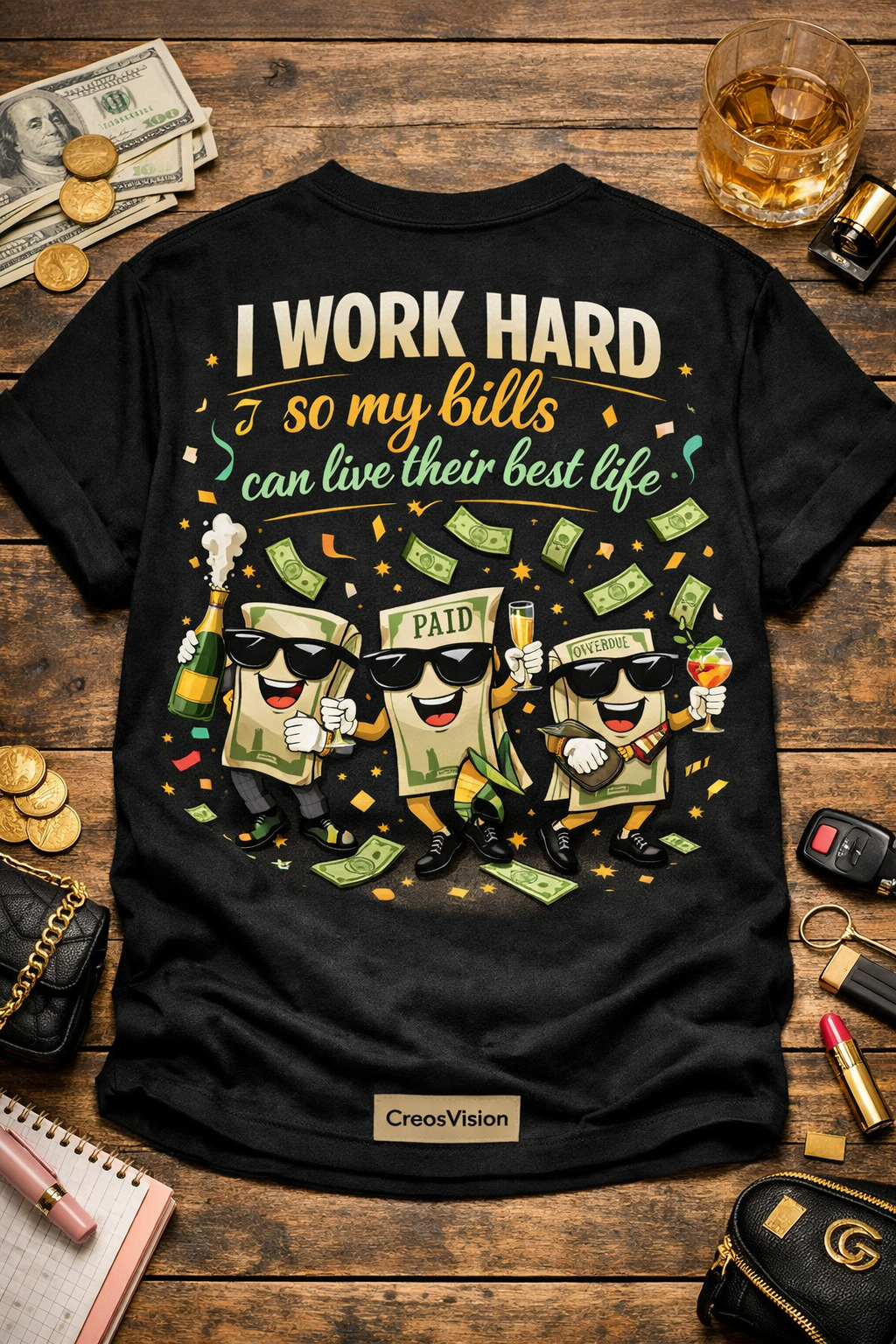 Funny Unisex Graphic Tee Collection – Real Life, Real Mood, Real Laughs-Expression Tee’s